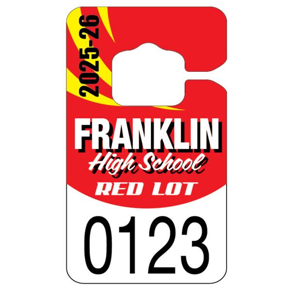Custom Hang Tag Parking Permits Thumbnail