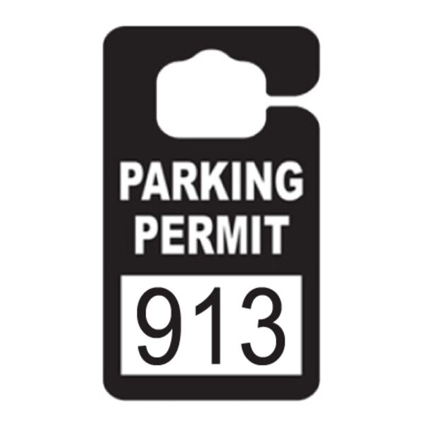 Stock Hang Tag Numbered Permits Thumbnail