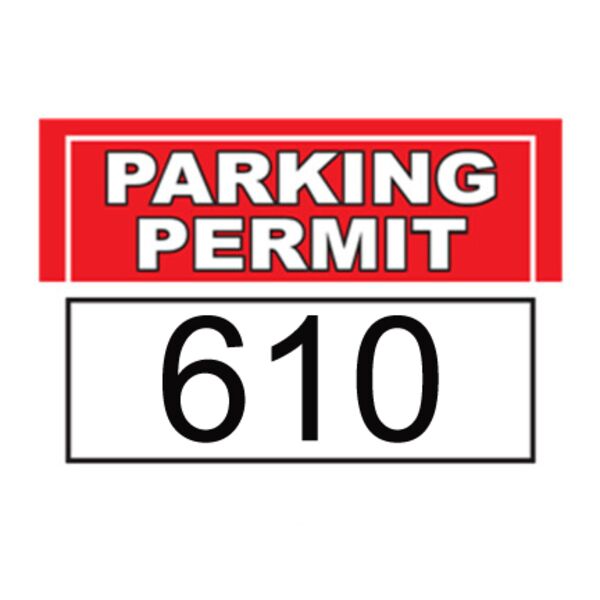 Stock Bumper/Outside Window Decal Permits Thumbnail