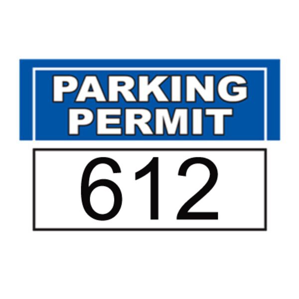 Stock Bumper/Outside Window Decal Permits Thumbnail