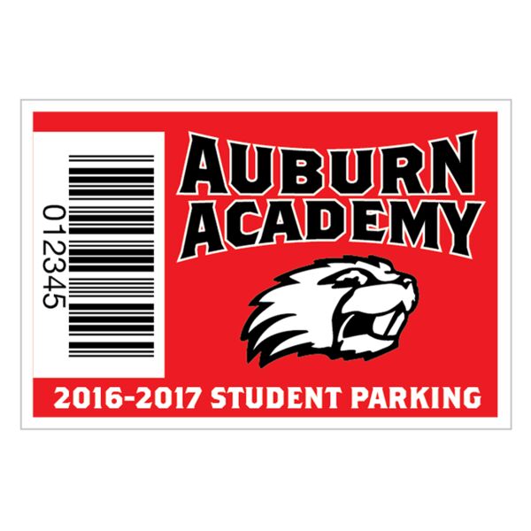 INSIDE Window Decal Parking Permit Thumbnail