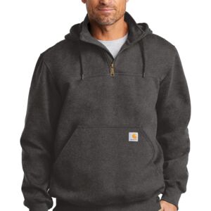 ® Rain Defender ® Paxton Heavyweight Hooded Zip Mock Sweatshirt Thumbnail
